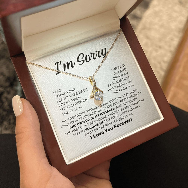 Apology Necklace Gift Box