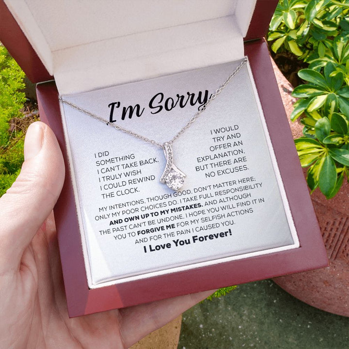 Apology Necklace Gift Box