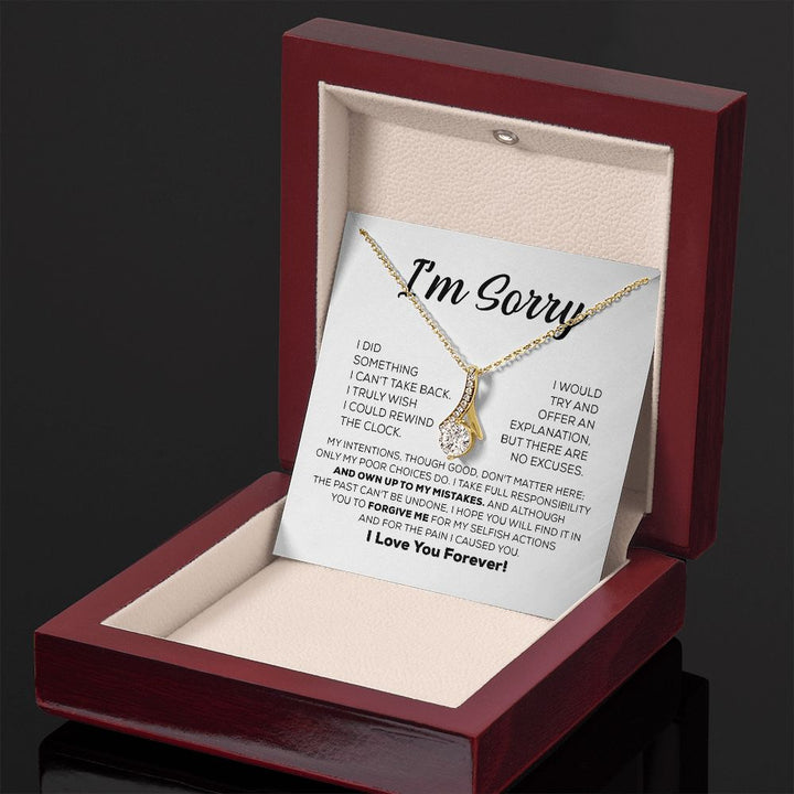 Apology Necklace Gift Box