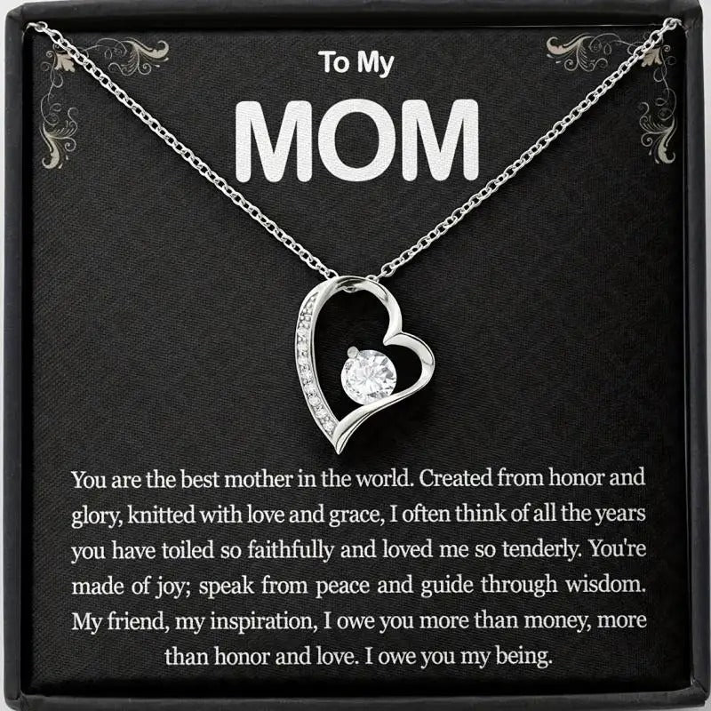 "You Are The Best Mother In The World" - Necklace Gift Box