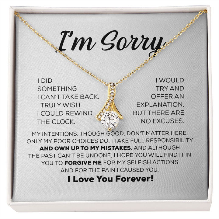 Apology Necklace Gift Box