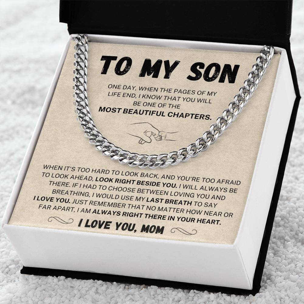(Almost Sold Out) I would use my last breath to say I Love You - Cuban Chain For Son