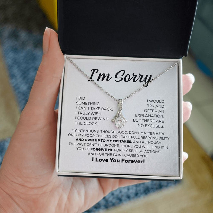 Apology Necklace Gift Box