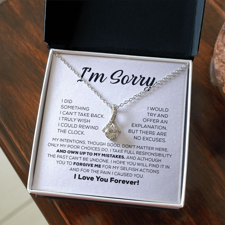 Apology Necklace Gift Box