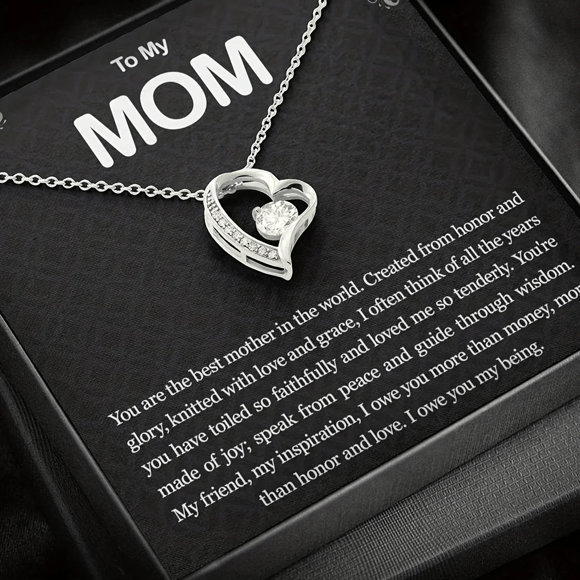 "You Are The Best Mother In The World" - Necklace Gift Box