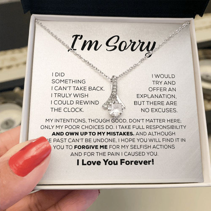 Apology Necklace Gift Box