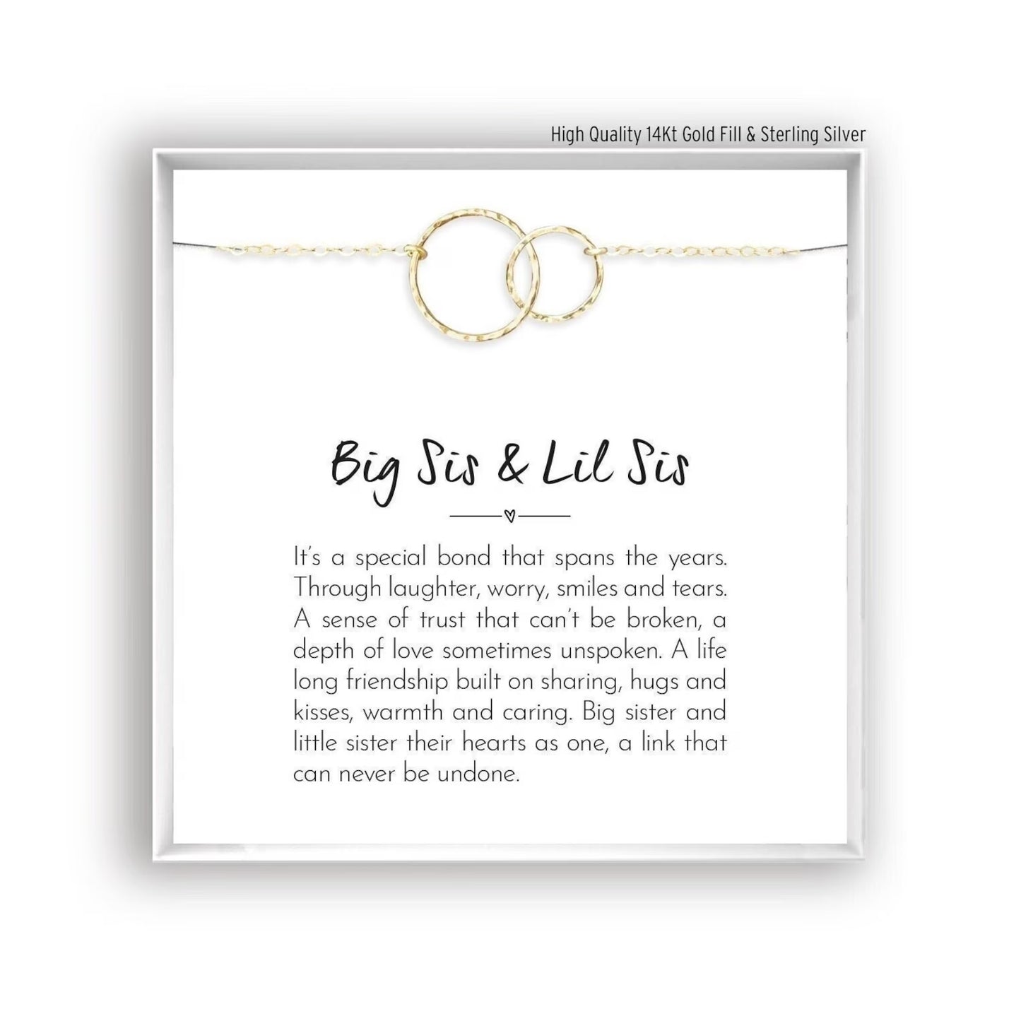 Sister Necklace Gift