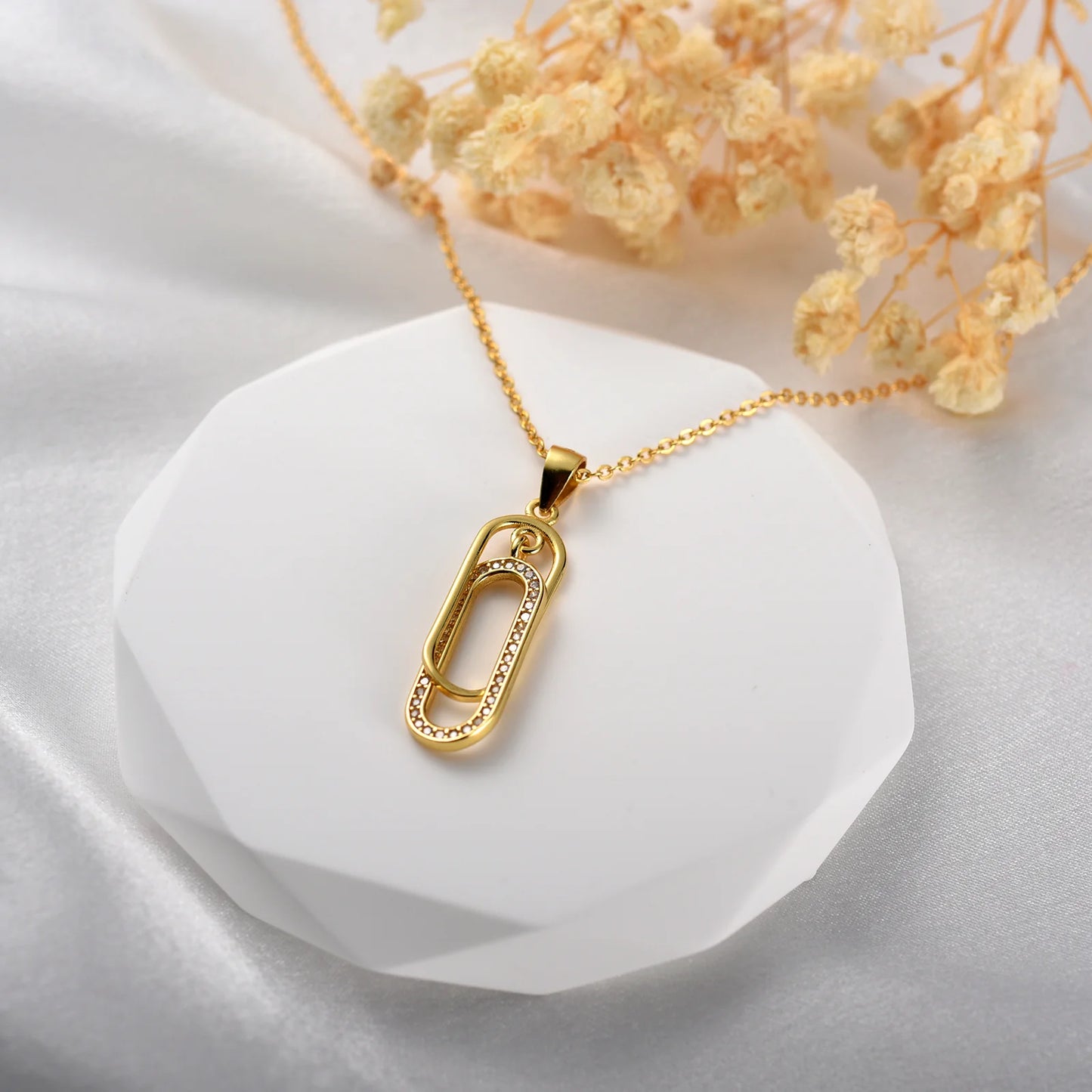 "To My Daughter" Linked Together Forever Necklace