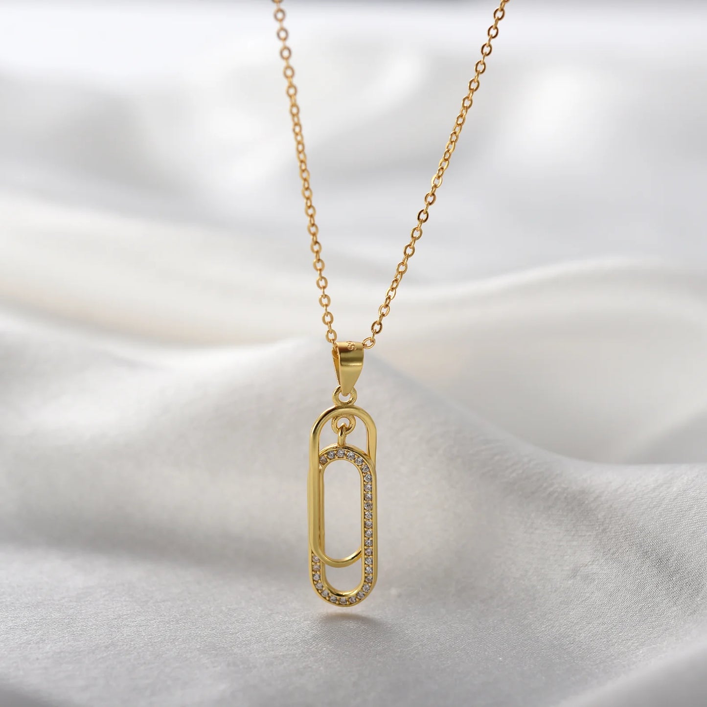 "To My Daughter" Linked Together Forever Necklace