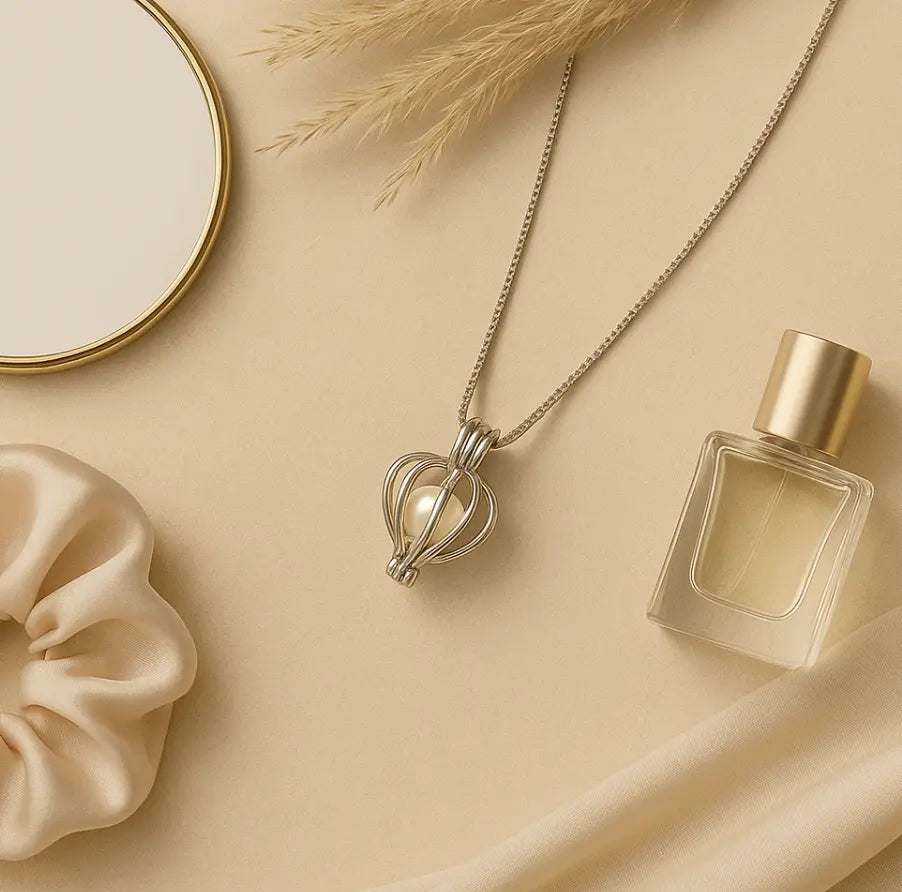 Infinity Pearl Necklace