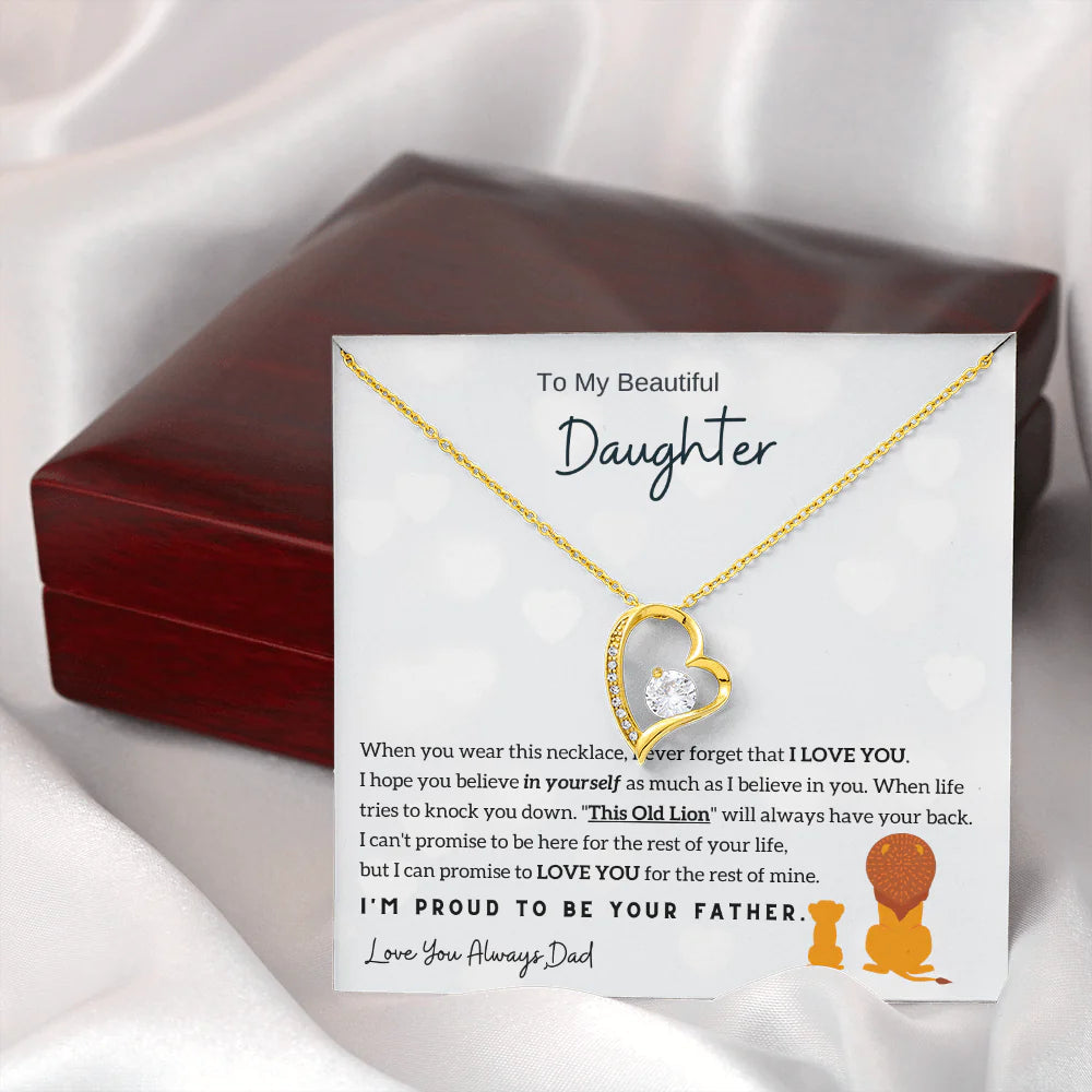 {Almost Sold Out} To My Beautiful Daughter - Necklace From Dad