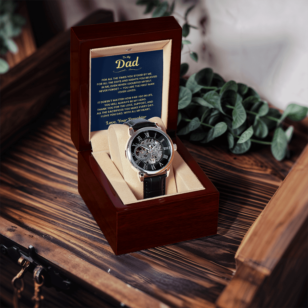 "First Man I Ever Loved" Gift For Dad From Daughter