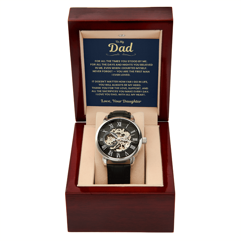 "First Man I Ever Loved" Gift For Dad From Daughter
