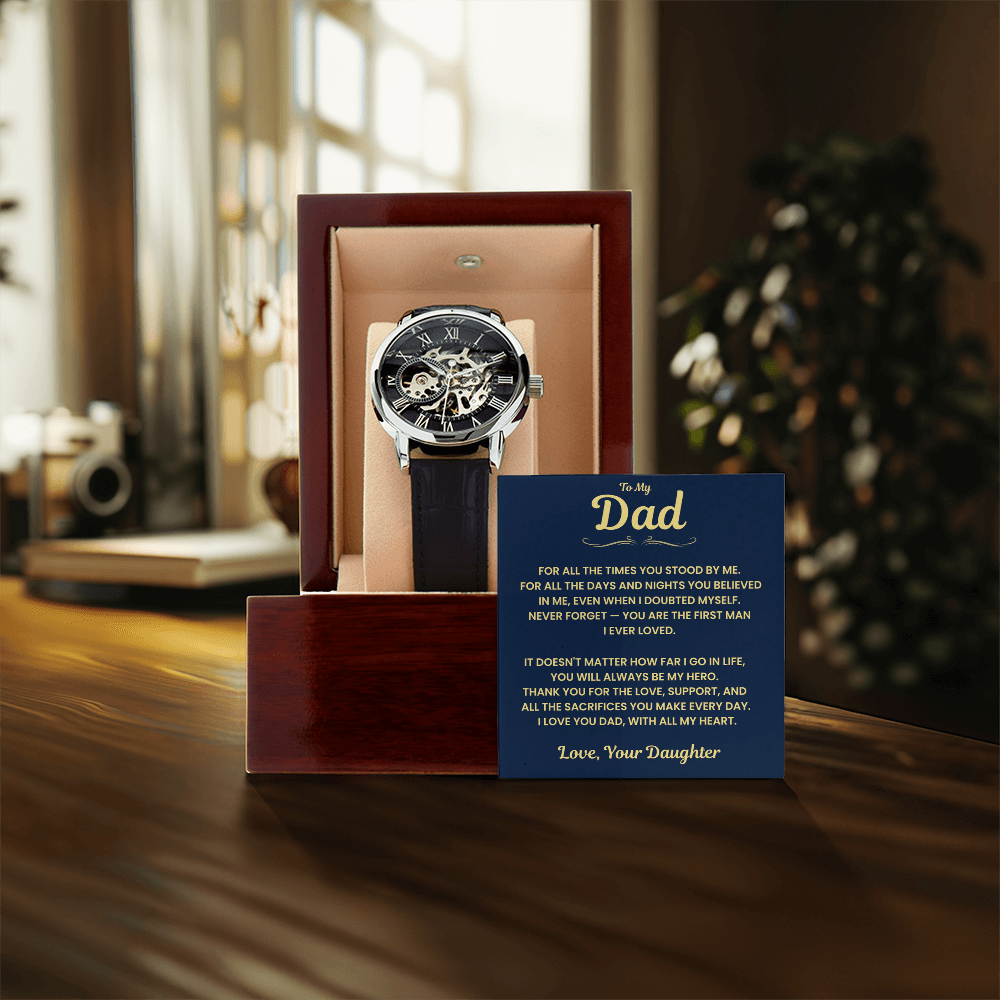 "First Man I Ever Loved" Gift For Dad From Daughter