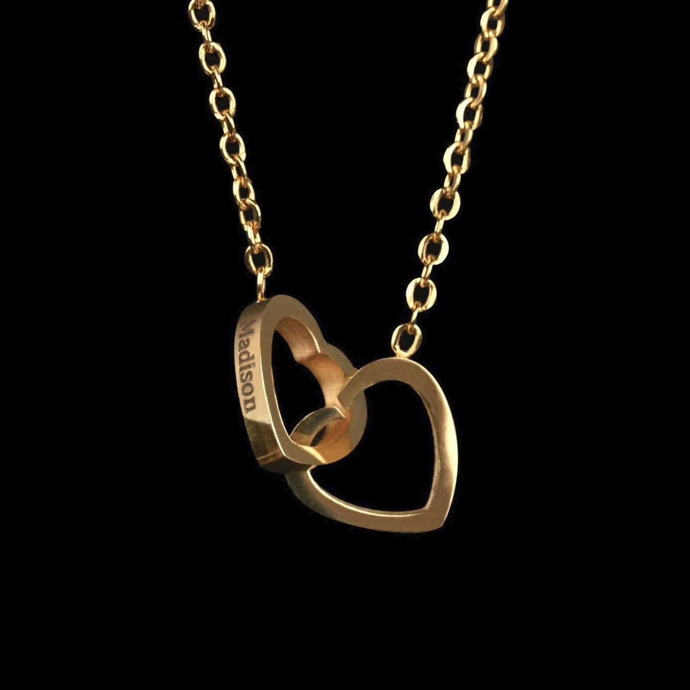 Eternal Rose Box W/ Personalized Necklace