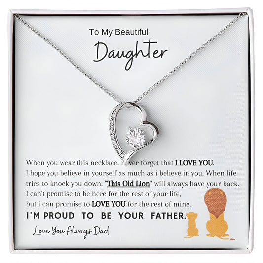 To My Beautiful Daughter - Necklace