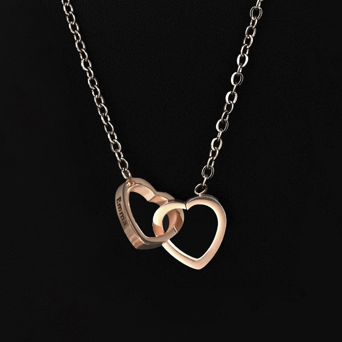 Eternal Rose Bear w/ Personalized Necklace