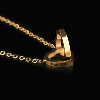 Eternal Rose Box W/ Personalized Necklace