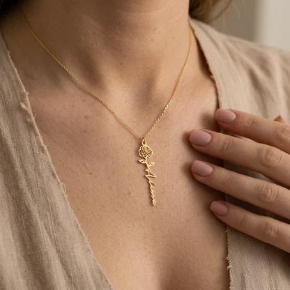 Petal Name Necklace