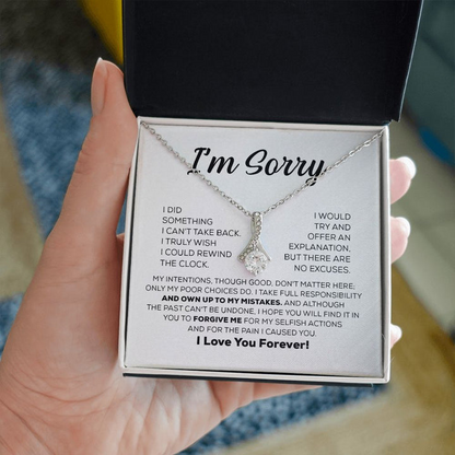 Apology Necklace Gift Box