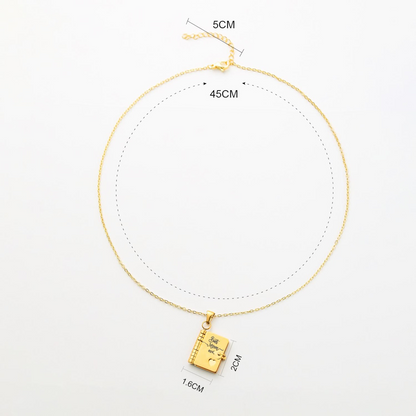 Momenta Keepsake Book Necklace