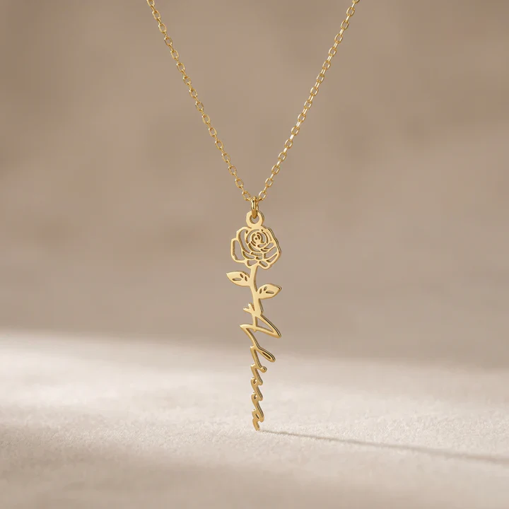 Petal Name Necklace