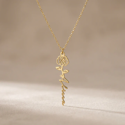 Petal Name Necklace