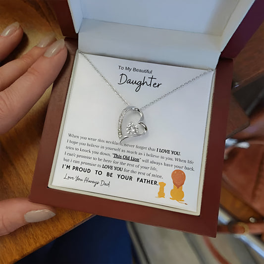 {Almost Sold Out} To My Beautiful Daughter - Necklace From Dad