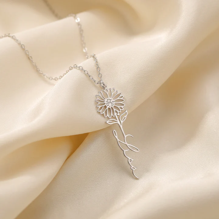 Petal Name Necklace