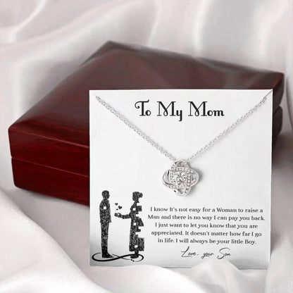 Mom’s Heartfelt Love Necklace – From Son to Mother