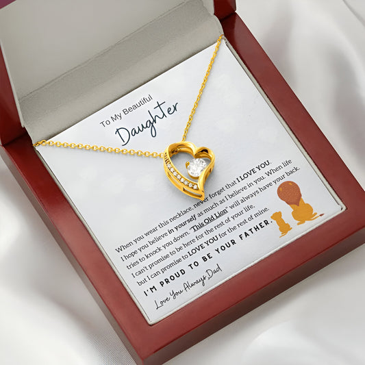 To My Beautiful Daughter - Necklace