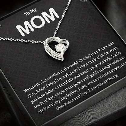 "You Are The Best Mother In The World" - Necklace Gift Box