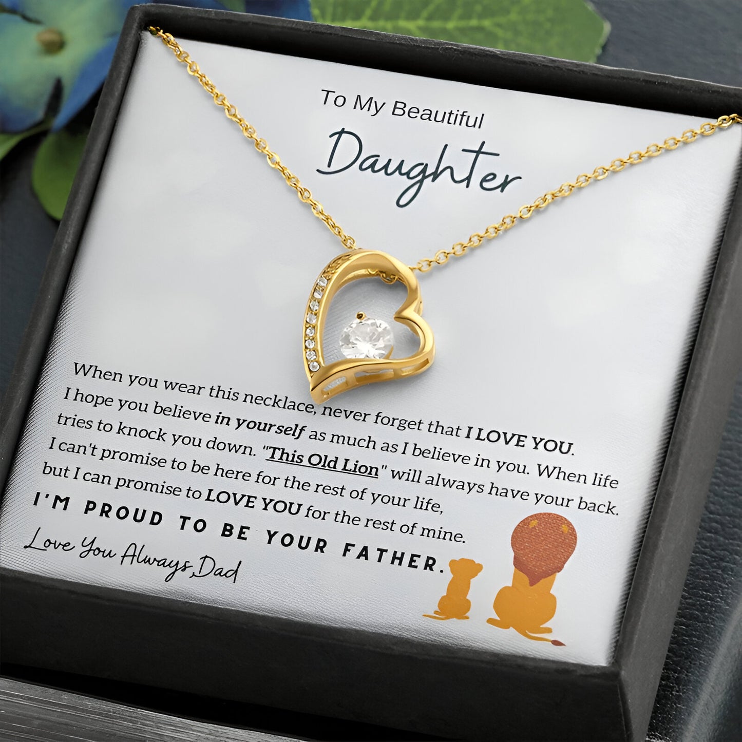 To My Beautiful Daughter - Necklace