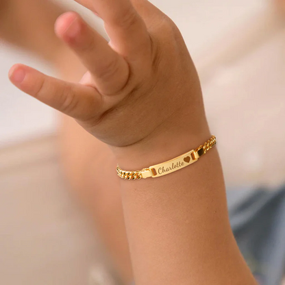 Signature Name Bar Bracelet