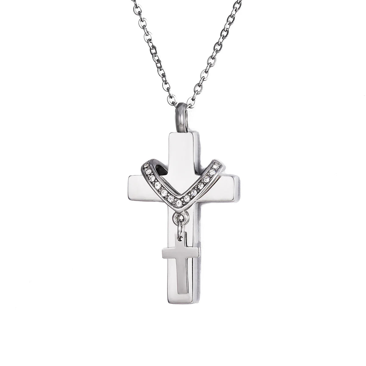 Vintara Celestia™ Cross Memorial Necklace