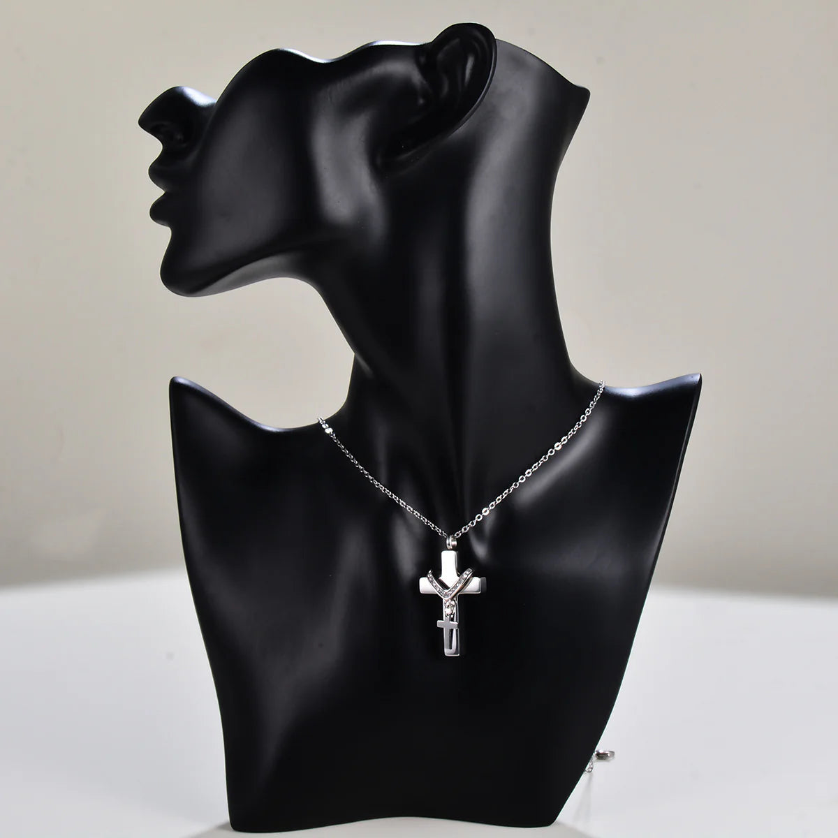 Vintara Celestia™ Cross Memorial Necklace