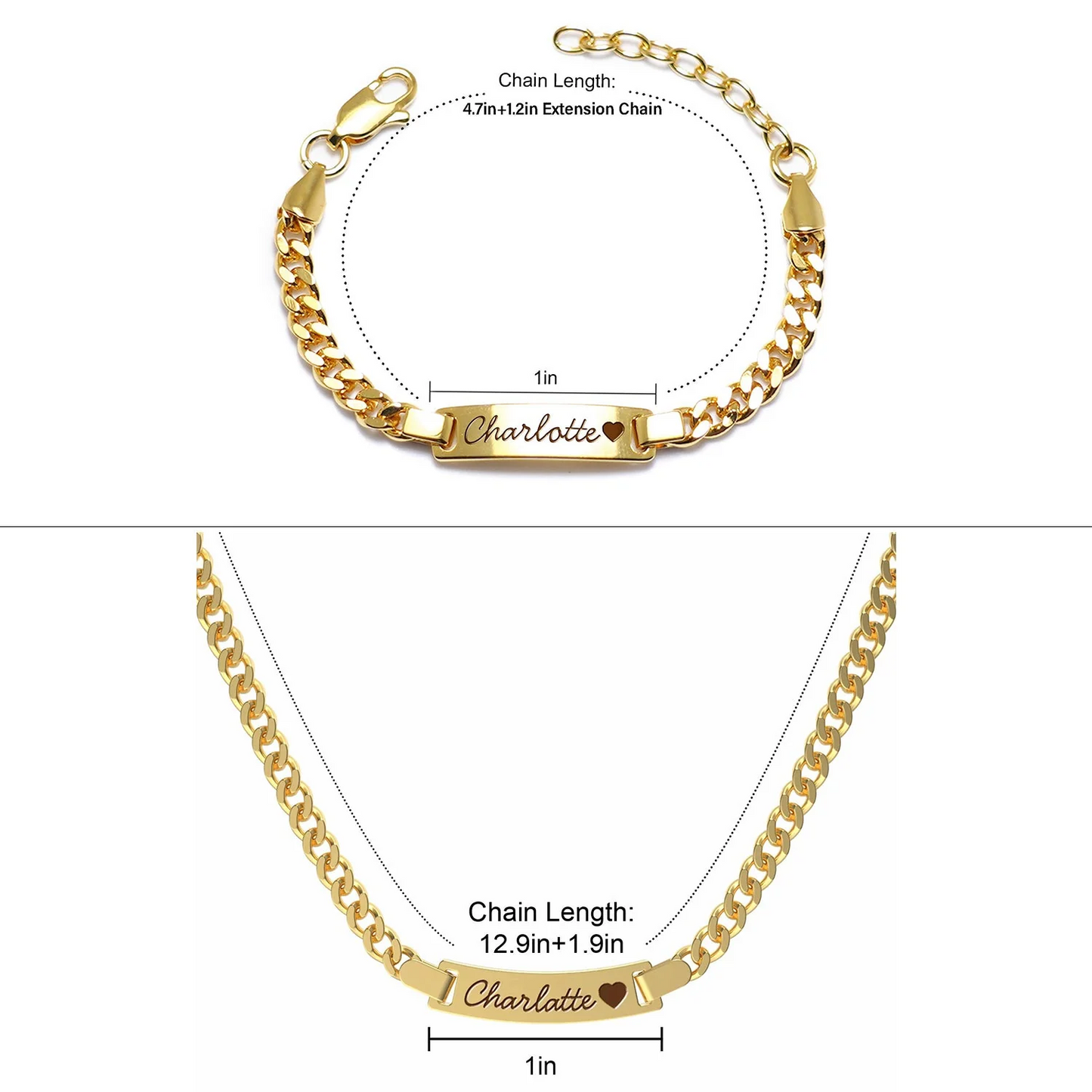 Signature Name Bar Bracelet