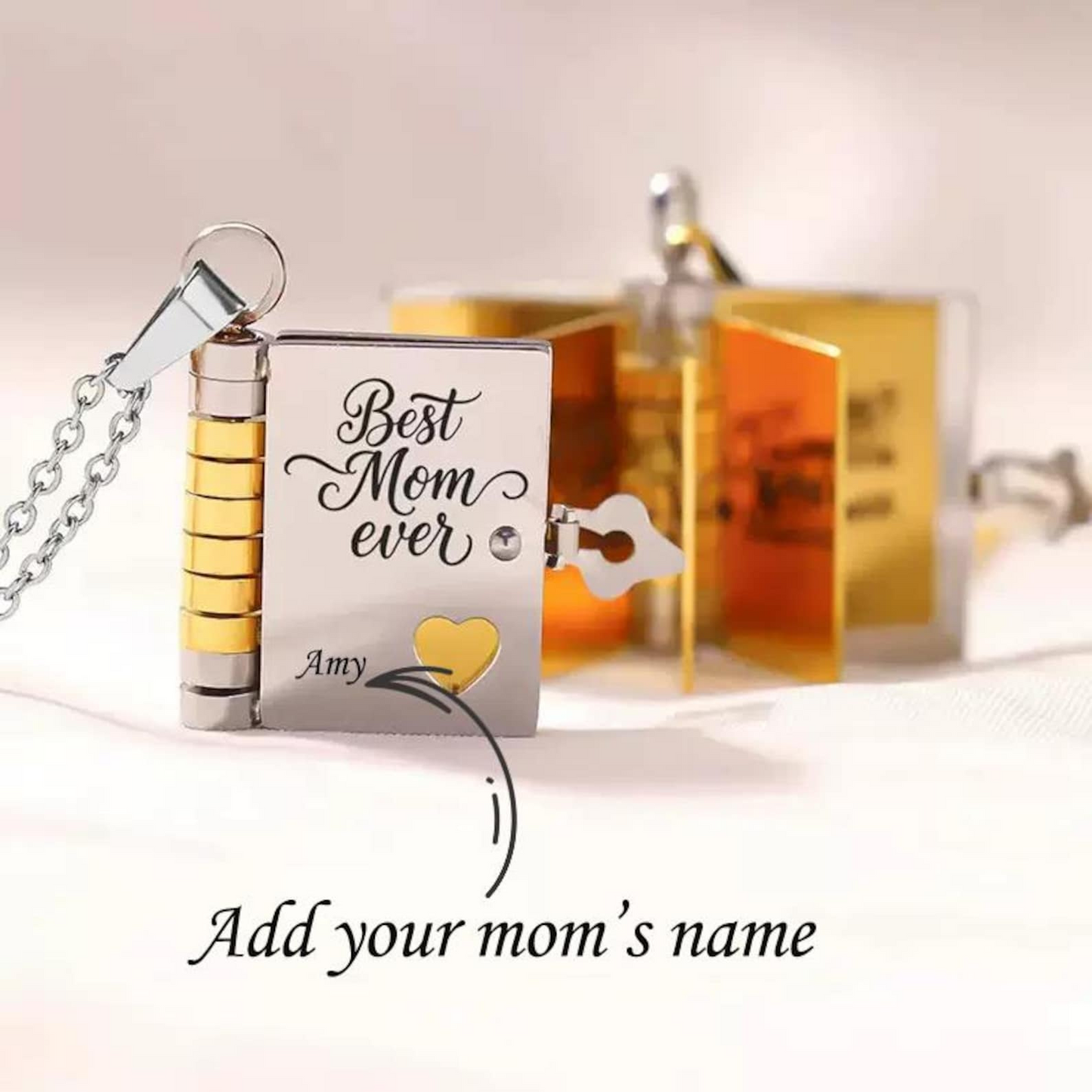 Momenta Keepsake Book Necklace
