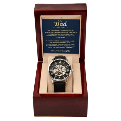 "First Man I Ever Loved" Gift For Dad From Daughter